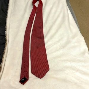 Giorgio Armani red stripped men’s tie.